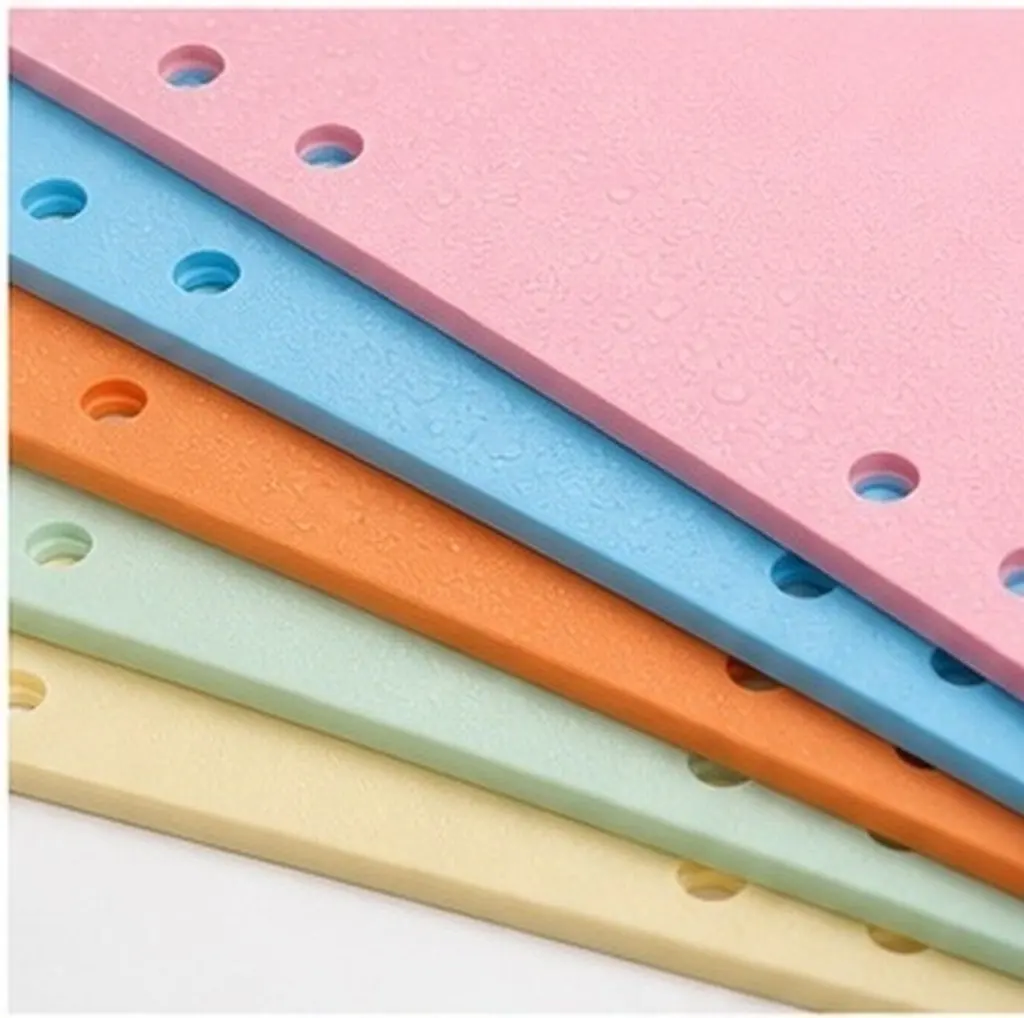 1Set A5 Index Divider Paper Tab Dividers Colored 5 Tabs for 6-Ring Binder Refill Pages Organizer Labels Project Sorter