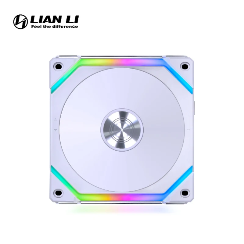 Lian Li UNI FAN SL120 V2、L-Connect 3 ケーブルレス リバースブレード - シングルパック、ホワイト/ブラック
