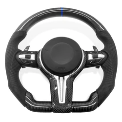 M Performance Steering Wheel for BMW F30 F10 F20 F11 F31 F34 F32 F33 F36 F22 F23 F46 E90 E91 E92 E93 Carbon Fiber Steering Wheel