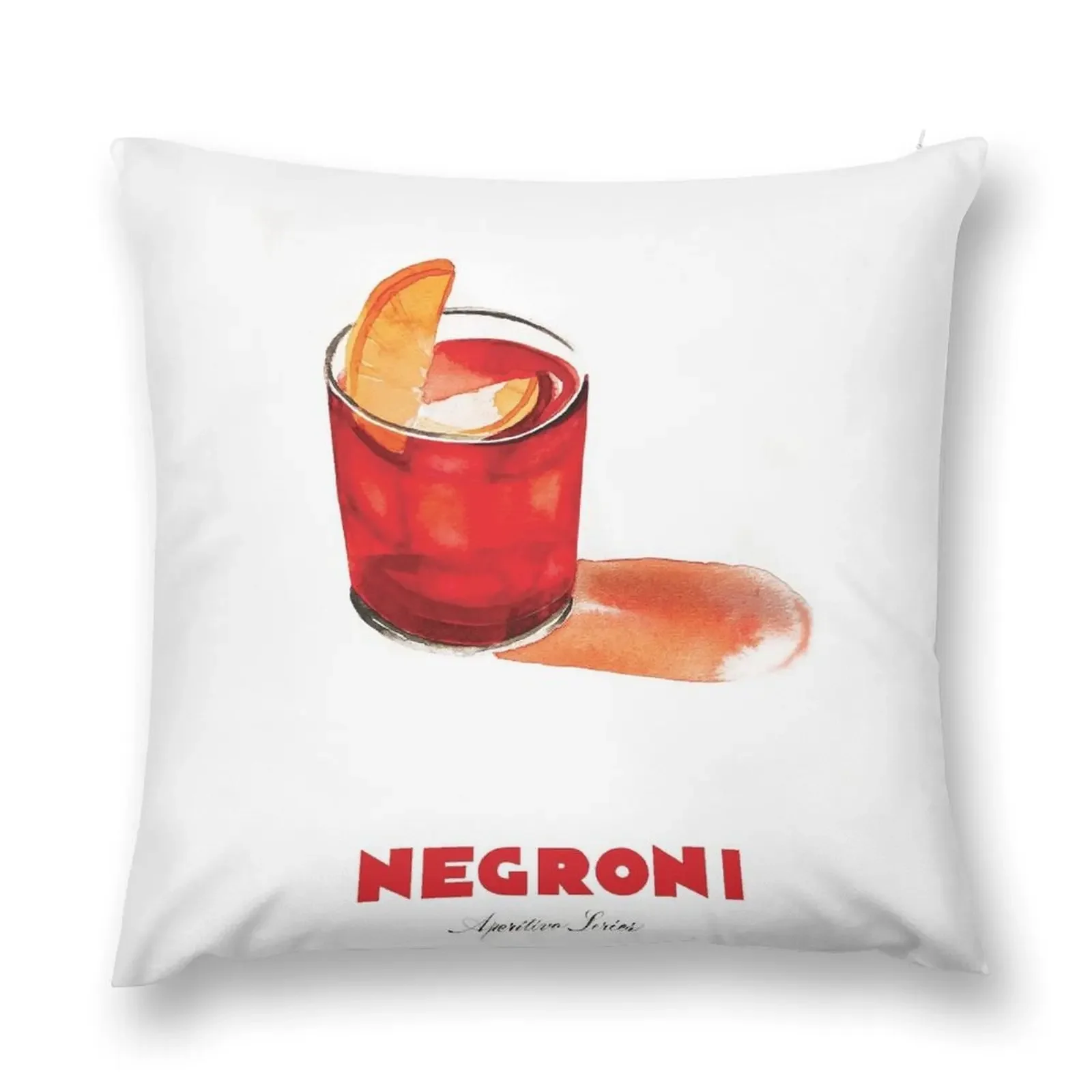 Negroni Cocktail Throw Pillow Couch Cushions Elastic Cover For Sofa pillow