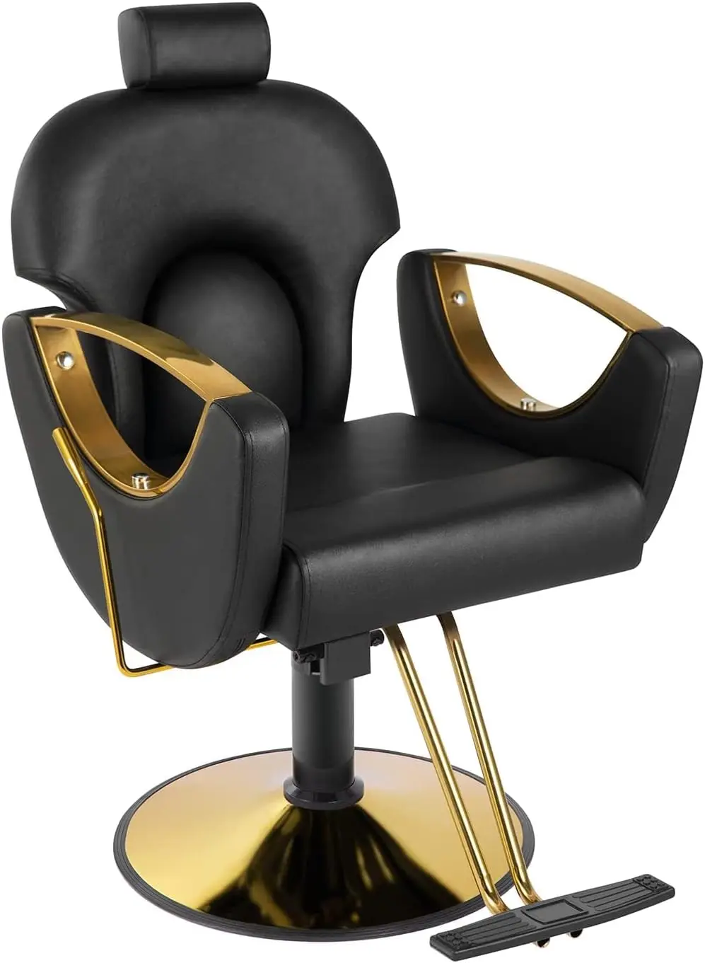 Chair Salon Chair for Hair Stylist,Height Adjustable Hair Chair with ProfessionalHydraulic PUM,Multi-Function Shampoo Tat