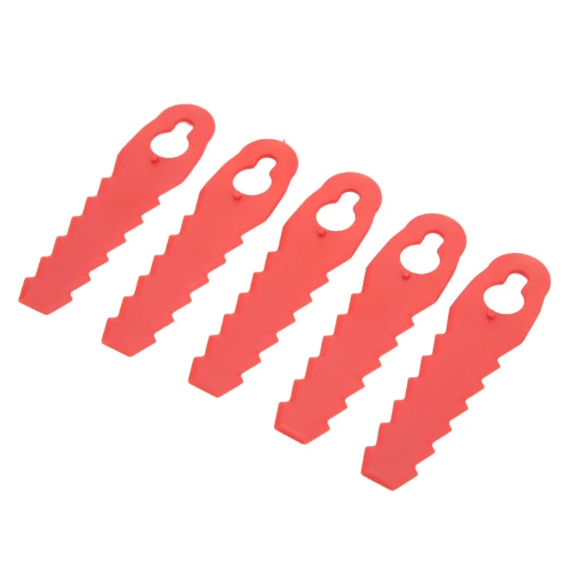 25Pcs Lawn Mower Plastic Blades Grass Mowing Replacement For L85 Sawtooth Trimmer Accessories