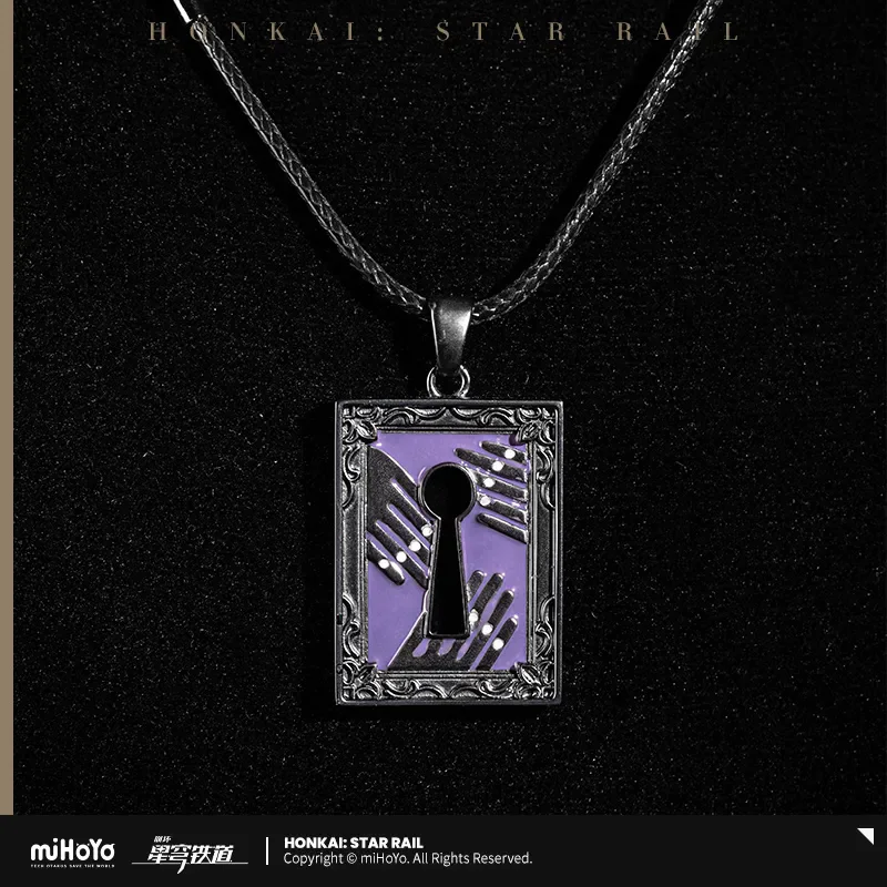 

miHoYo Official Game Herta Necklace Honkai Star Rail Herta Theme Series Necklace Anime Pendant Accessory Cosplay Halloween Gifts