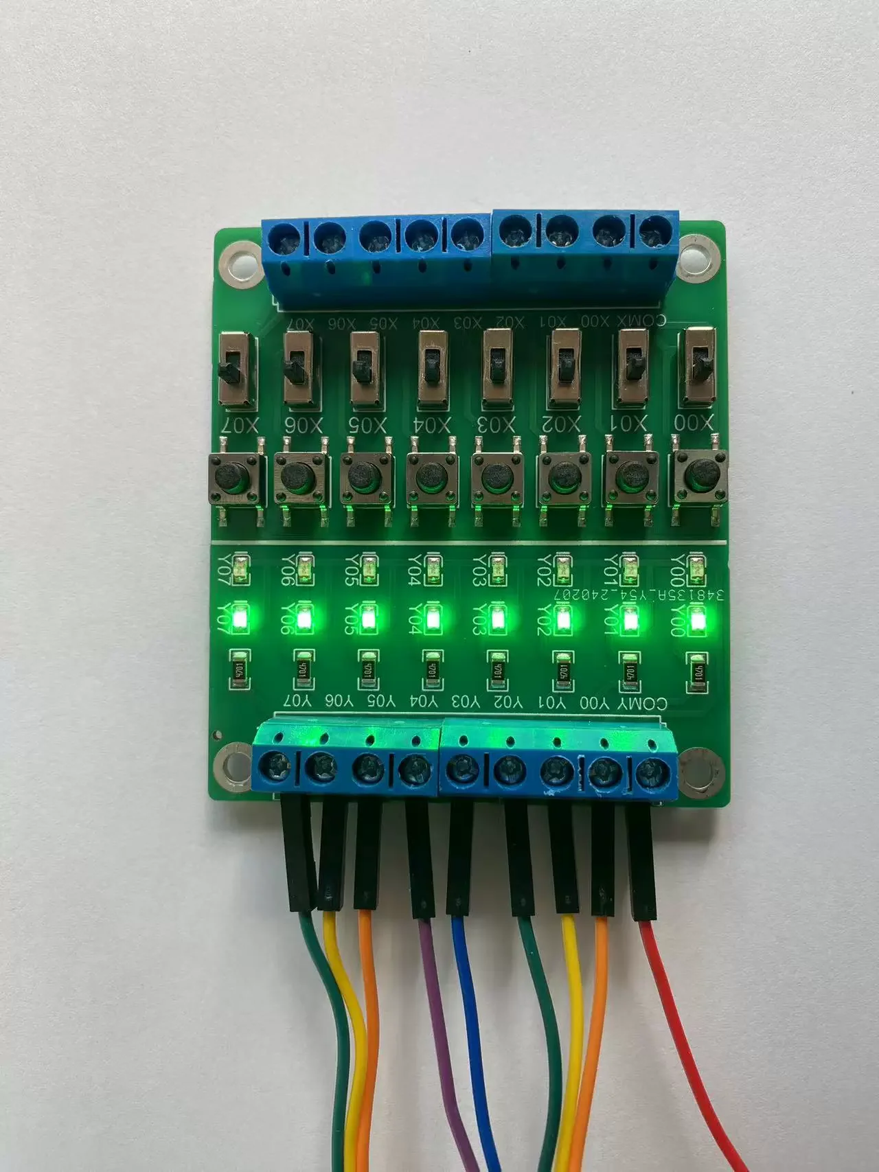 PLC Debugging Board/Simulation/Test/PLC Input Output Board/Switch Signal/Microcontroller Learning Module