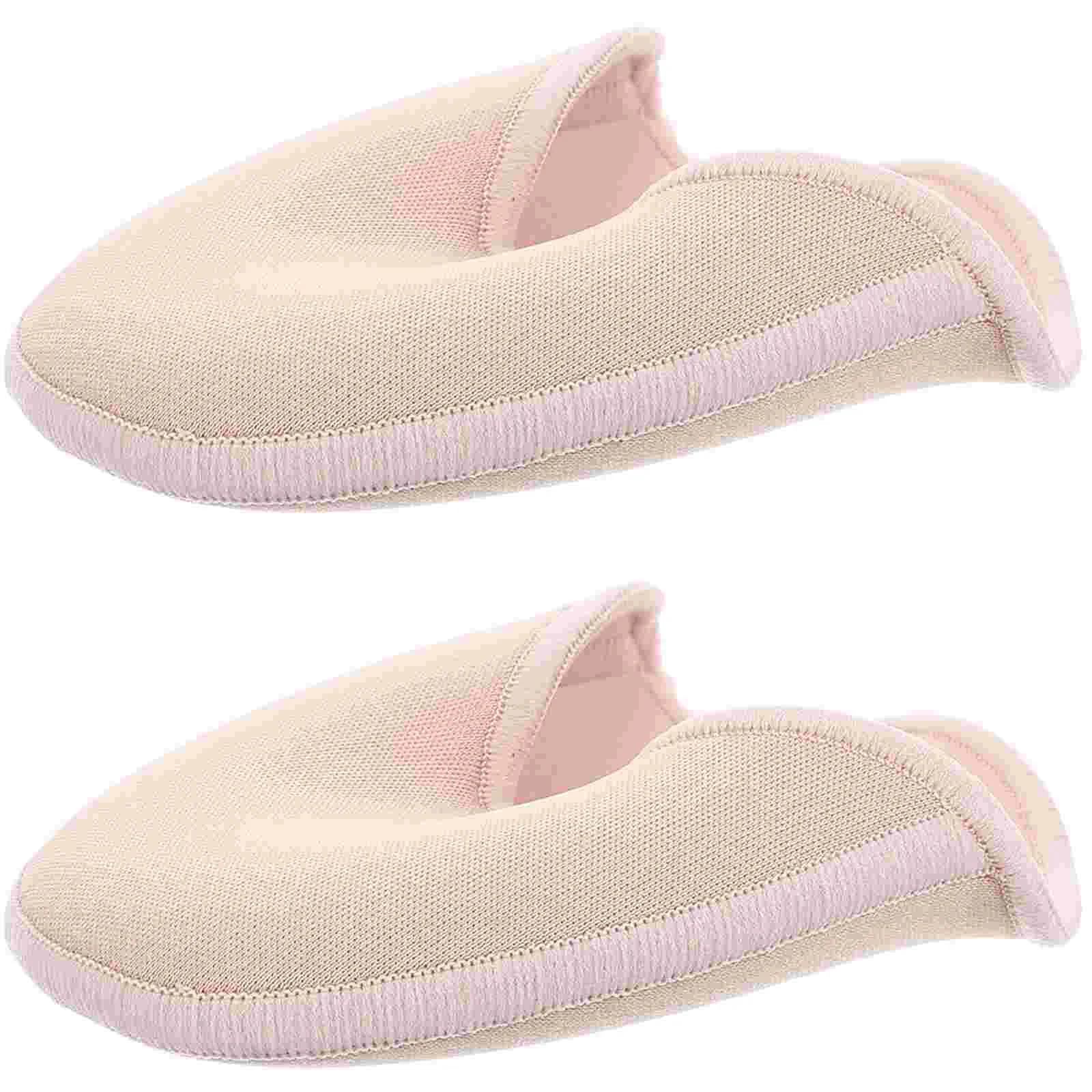 Protectors Ballet Pointe Set Shoe Mat Heel Caps for High Heels Comfortable Knitted Fabric Toe Cushion