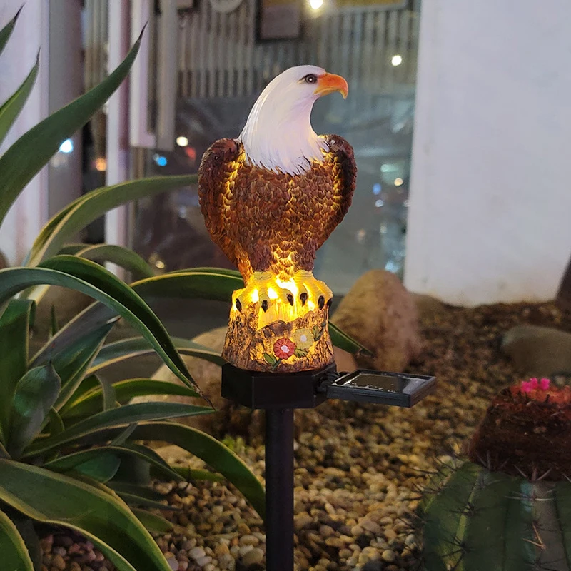 Solar Powered Eagle Lawn Light: Stunning Outdoor LED Garden Decorations Garden Decorative Lights