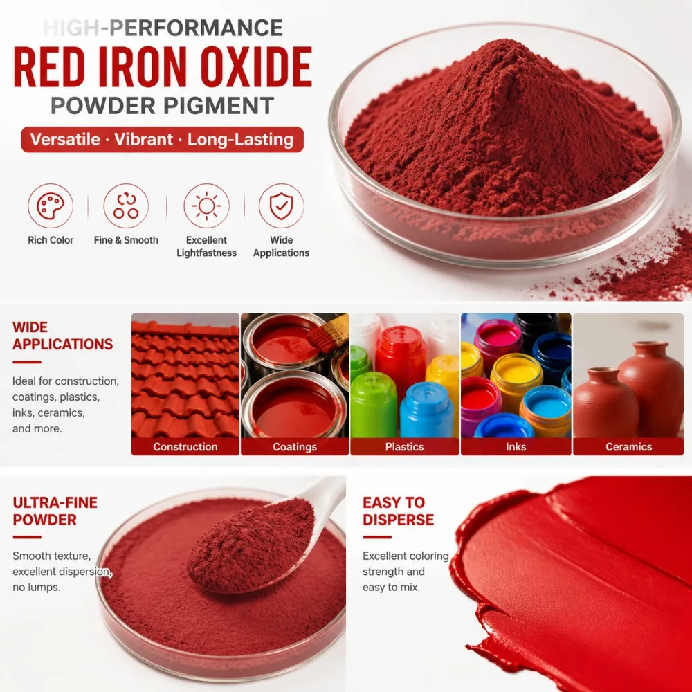 100g Vibrant Red Colorant Powder for Oil Watercolor Gouache Painting Canvas Paper Wood Board Fabric Textile Art Crafts view 2