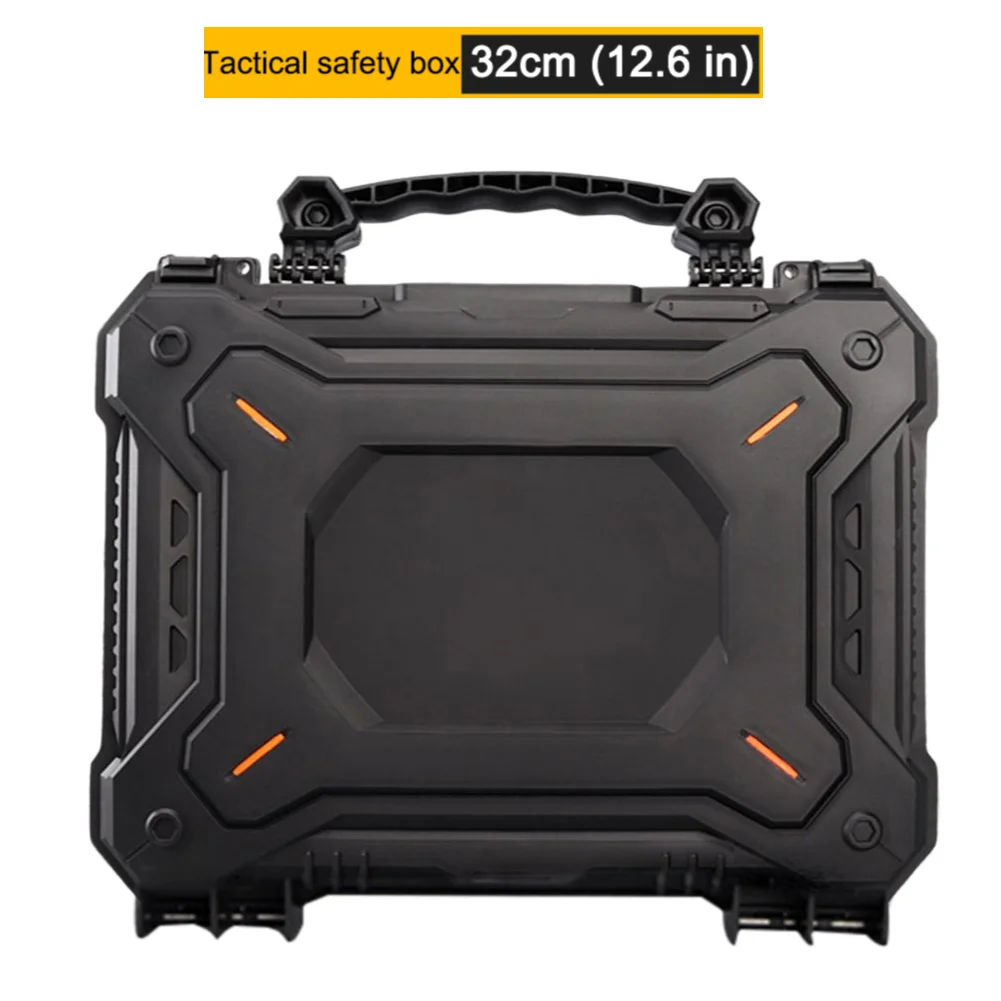 

Portable Camera Protective Box Dustproof Instrument Safety Camera Box with Foam Padded Handbag IPX-7 Waterproof Hard Shell Box