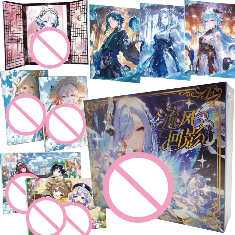 Popular Game Genshin Impact Collection Cards Role Playing Adventure Roles Exquisite Craftsmanship High-quality Anime Cards Gifts