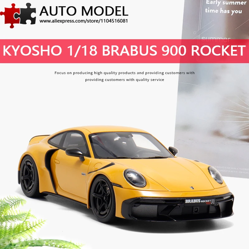 

Brabus 900 Rocket-R Porsche 911 Turbo S Coupe Modified Car Simulation Resin Car Model Collection Gt Spirit 1:18 Die-Cast Scale Static Model Adult Toy Boy Gift Limited Edition Display Piece