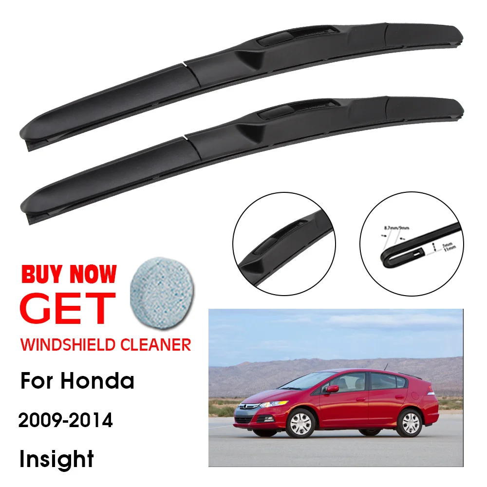 

Car Wiper For Honda Insight 26"+16" 2009-2014 Front Window Washer Windscreen Windshield Wipers Blades Accessories