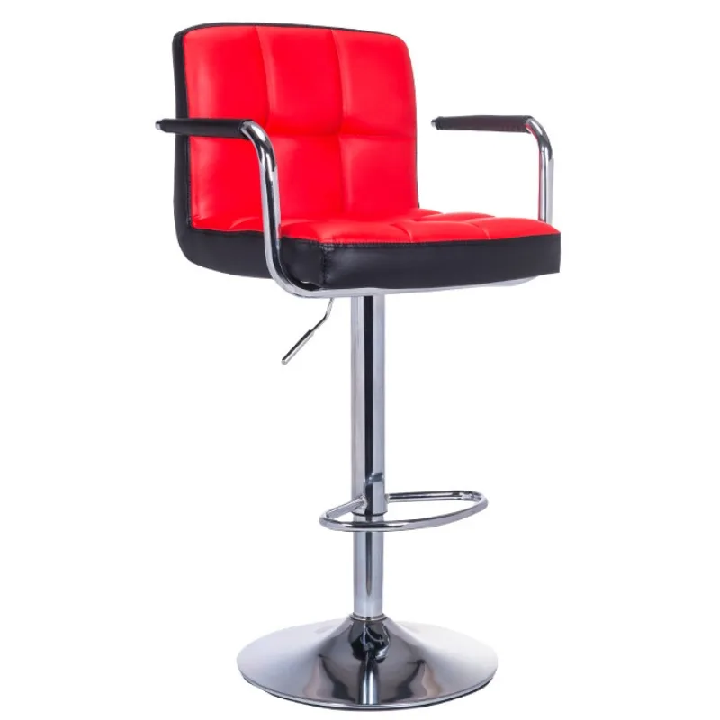 Bar Chair Home Modern Simple Lifting Stool Rotating Backrest Chair Front Desk Cashier Bar Chair