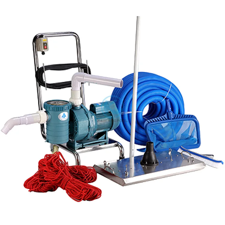 مجموعة كاملة من مكنسة حمام السباحة الكهربائية لتنظيف حمام السباحة