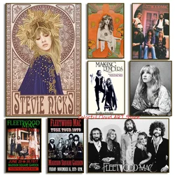 Fleetwood Band Art Poster Mac Rumours 1977 Music Canvas Painting HD Print  Bedroom Decor Sports Landscape Office Room Home Decor