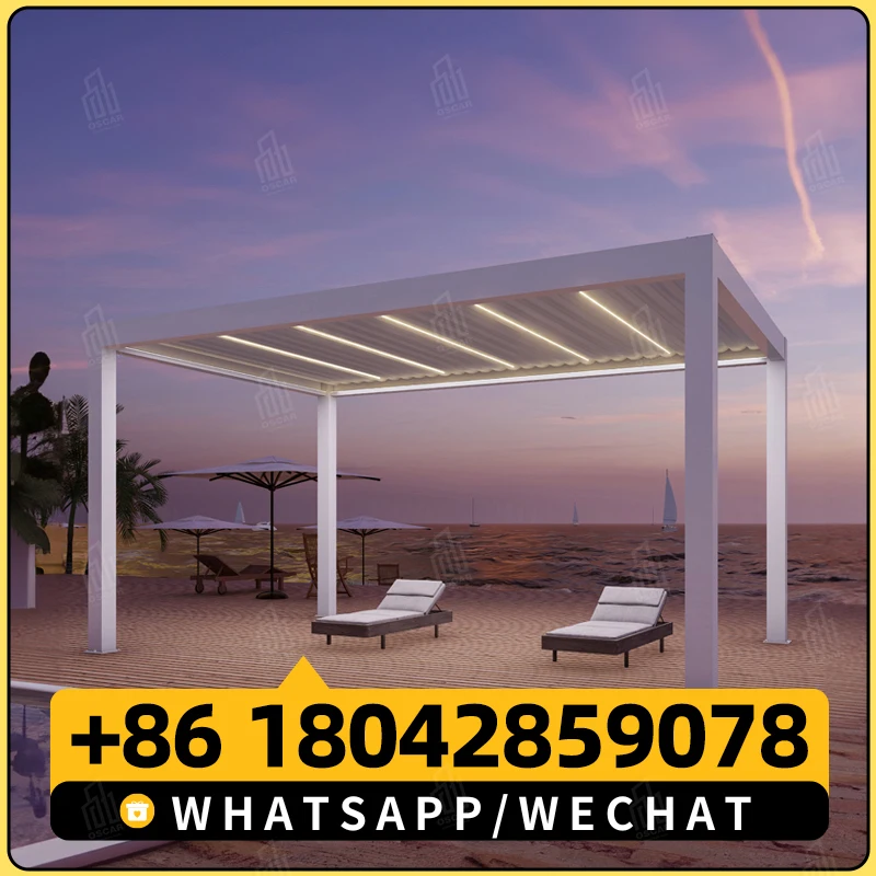 Outdoor sets garden gazebo 4x4 Metal Pavilions 3x3 With Mosquito Net outdoor pavilion pergola gazebos tent