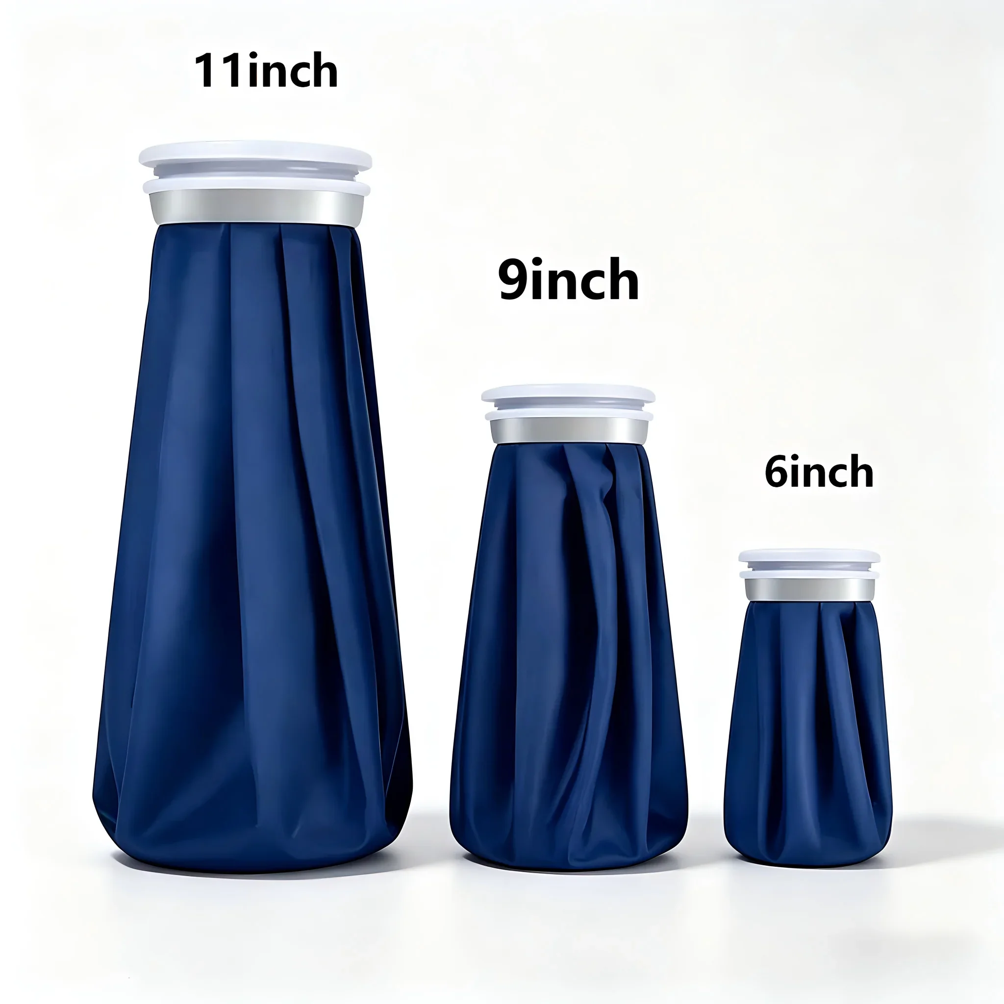 Leak-Proof Ice Bag for Hot & Cold Therapy, 3 Sizes Reusable Cold Pack for Pain Relief, Injury Recovery, Sports, First Aid, image 2