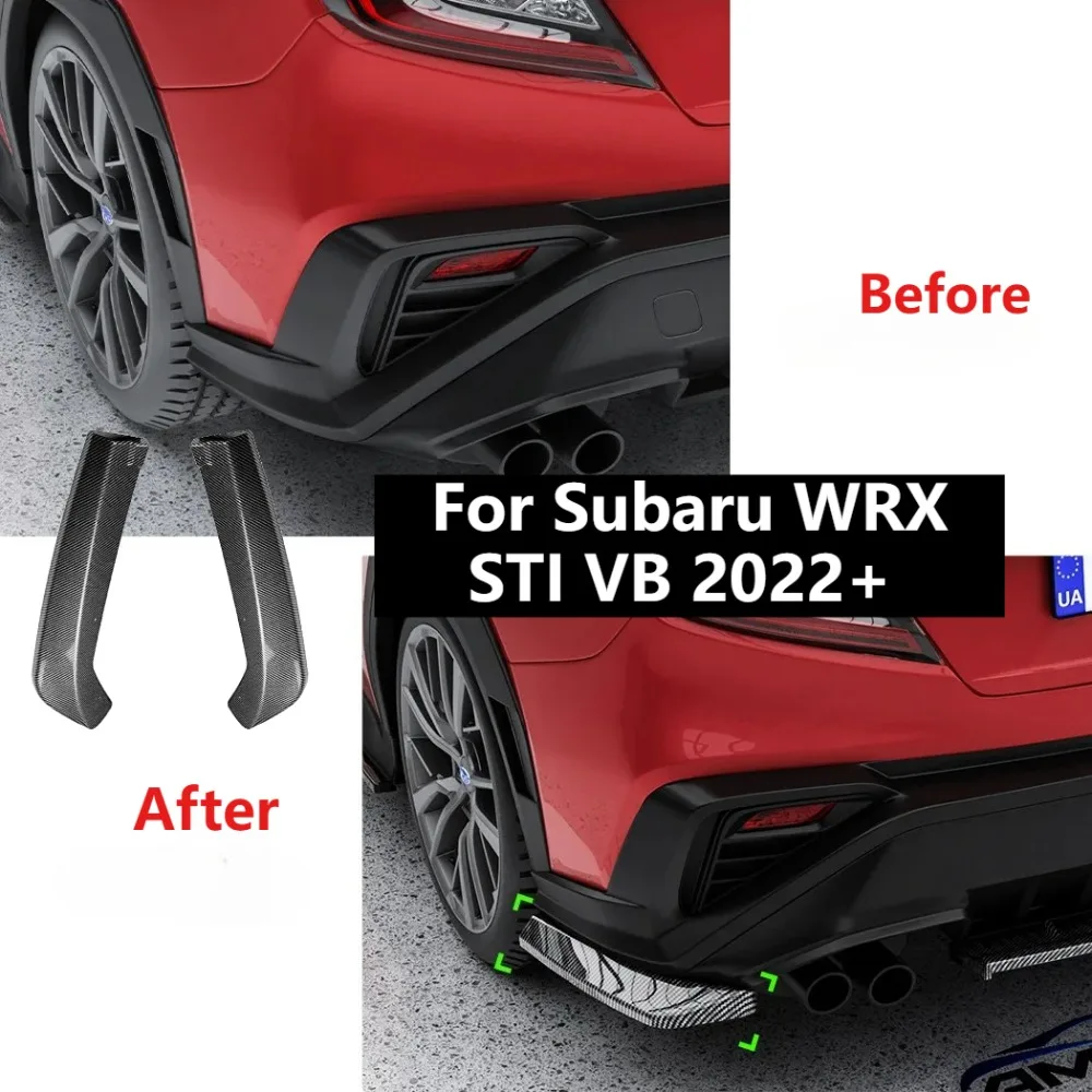 スバル-wrx-sti-vb-2022-車用-リアロアコーナーバンパースポイラープロテクター-サイドカナード-ディフューザースプリッターガード
