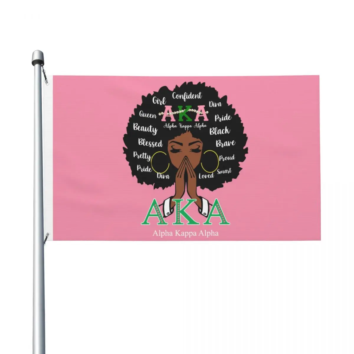 Alpha Sorority Kappa Alpha AKA Double-Sided Flag for Home Party Garden Indoor Outdoor Flags Decoration Banner