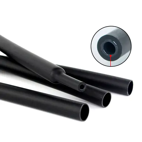 4mm-72mm 4:1 Heat Shrink Tube with Glue Tubing Adhesive Lined Dual Wall Heatshrink Shrinkable Shrink Wrap Wire Cable Sleeve Kit - Image 2