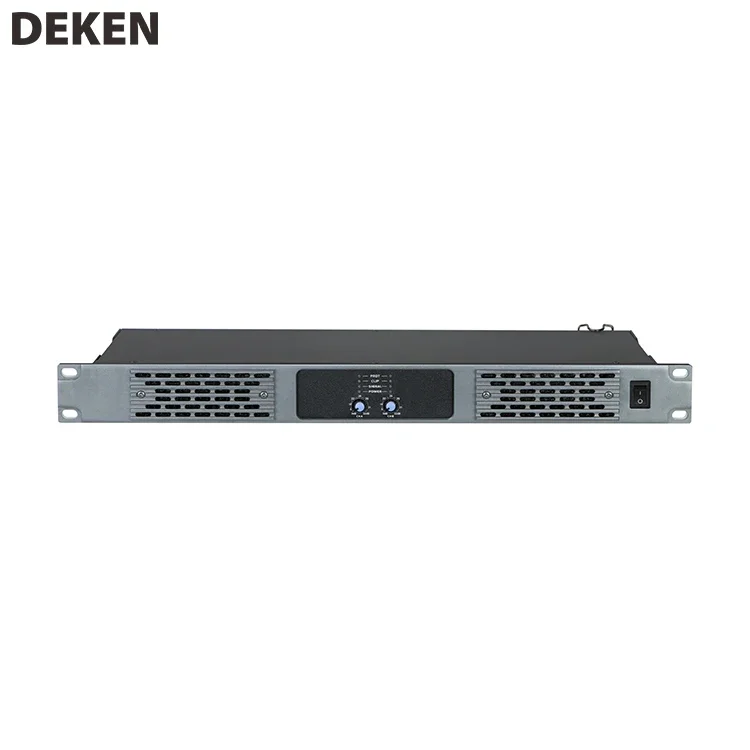 DEKEN DA-1000 Two Channel 8ohms Stereo 1000w Power Amplifier Professional Audio Stage  Equipment for Commercial Audio System