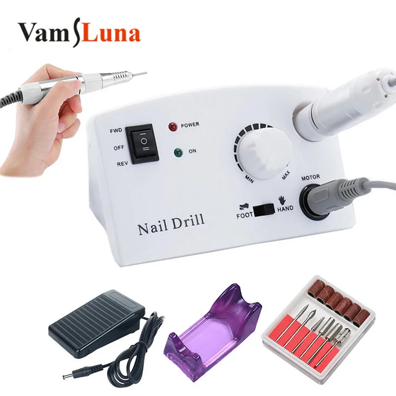 

30000 RPM Electric Nail Drill Electric Nail File With Cutter Manicure Nail File Tool Polishing Drill Suitable for Salons