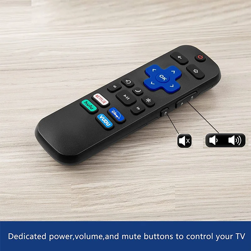 YP Bluetooth Remote Control Replacement Is Compatible With All Onn Roku TV Models And Hisense/TCL/Sharp/RCA/Westinghouse