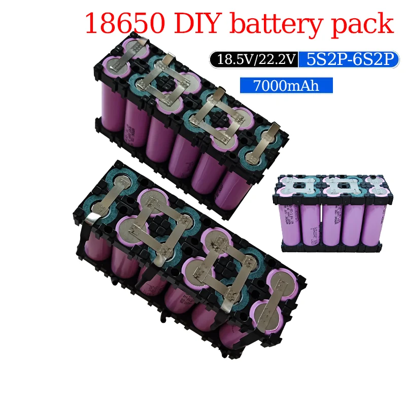 

18650 35E DIY Battery Pack 18.5V 22.2V 3500mAh-7000mAh 5S1P/5S2P/6S1P/6S2P DIY Tool Battery