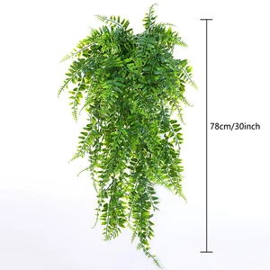 Hạt nhân tạo thực vật trang trí sai vật phẩm đám cưới Treo thực vật nhân tạo để trang trí 8 Bán hàng chính của Samambae - №6