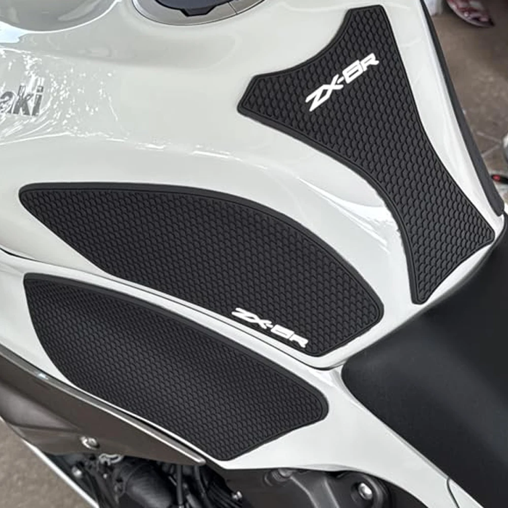 

For Ninja ZX-6R / ZX-636 ZX6R ZX636 2009 - 2023 2024 2025 Motorcycle Accessories Side Fuel Tank pad Tank Pads Protector
