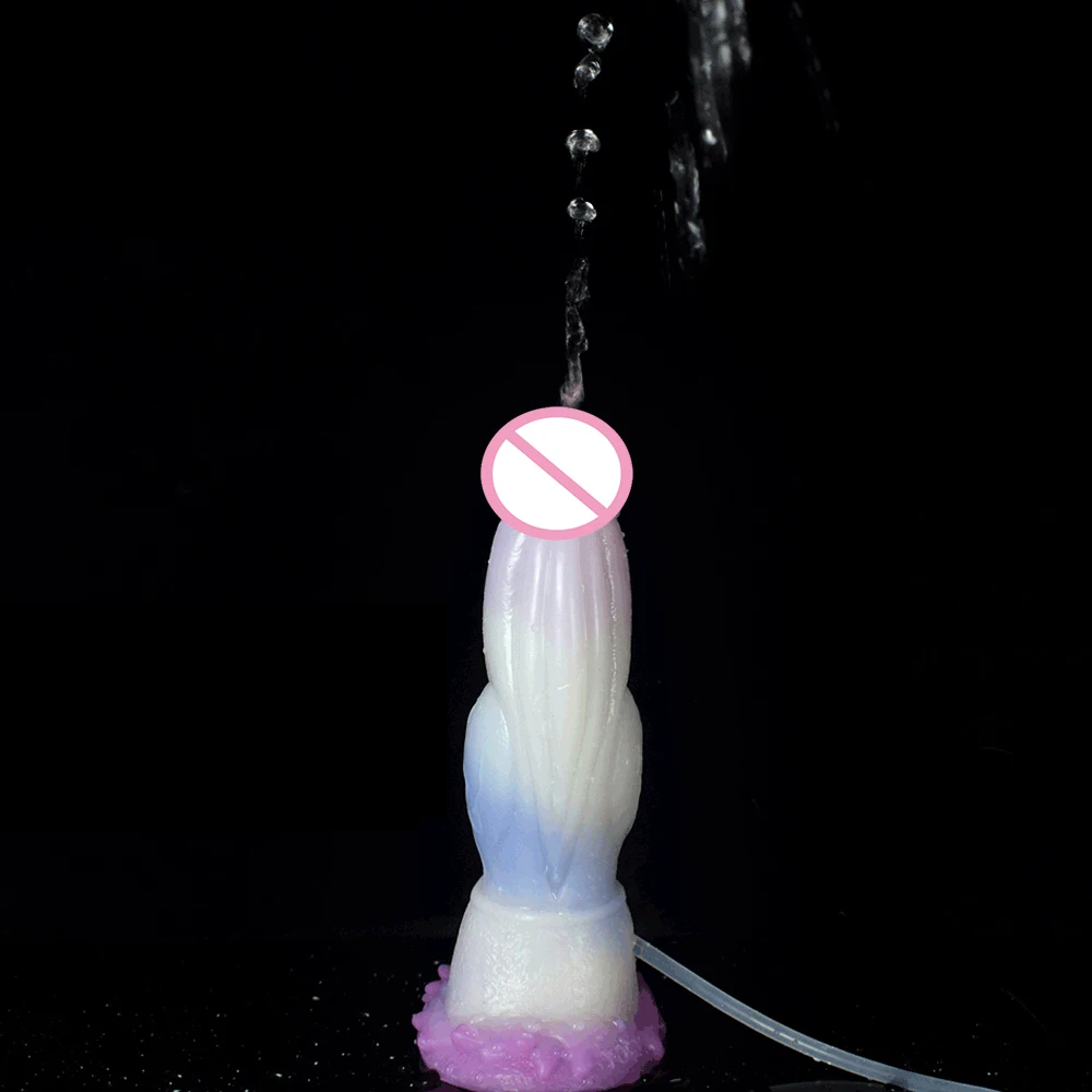 SMMQ لعبة شرجية واقعية مع وظيفة التدفق الوحش دسار لينة سيليكون كبير الديك تدليك البروستاتا منتجات للبالغين #3