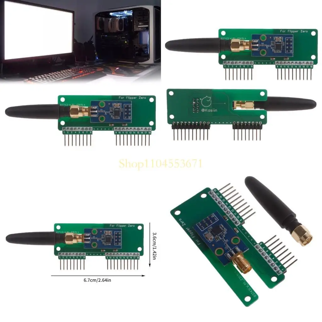 

Best Seller for Flipper CC1101 module subGhz Module 433Mhz for Wireless Communication Technology