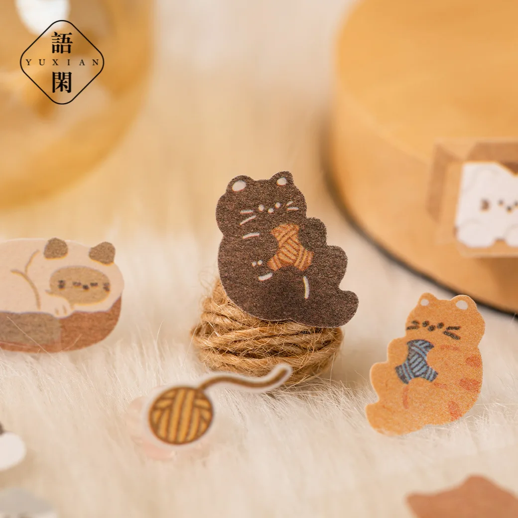 24sets/lot Kawaii Stationery Stickers Furry plush Diary Planner Decorative Mobile Stickers Scrapbooking DIY Craft Stickers