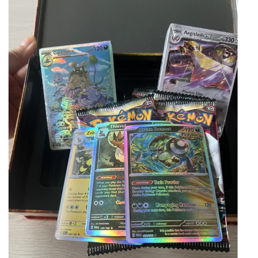 Neue Metall Box Box Pokemon Karte Trading Card Spiel Shining Fates Stil Pokemon TCG Scarlet & Violet GX V Sammlung Karte jungen Spielzeug