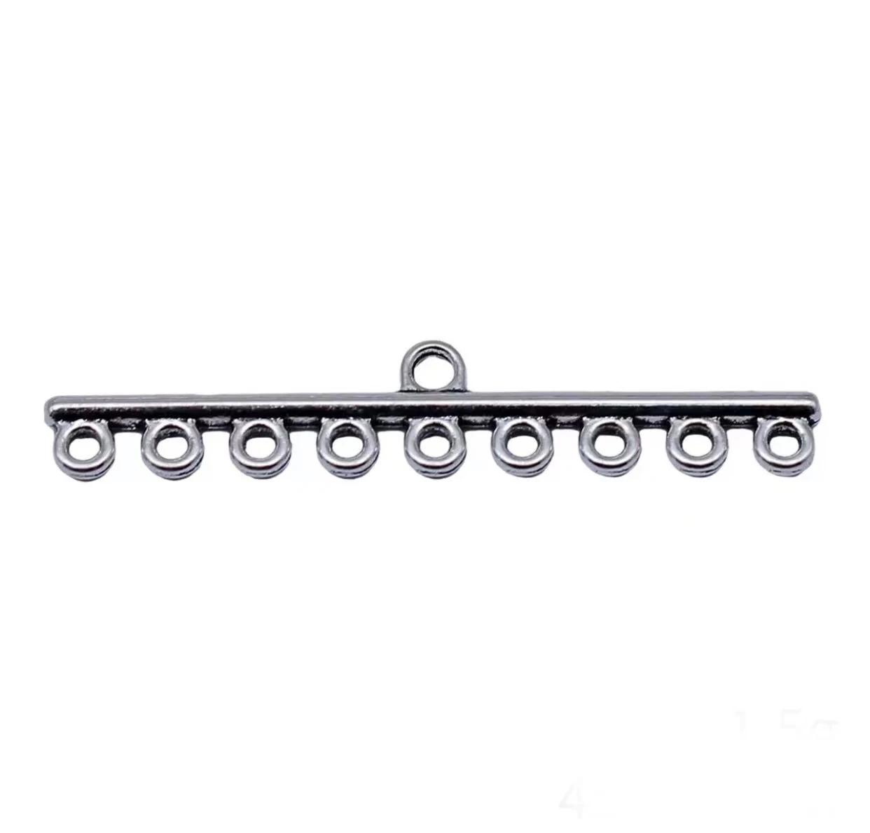 

20pcs 45*8.6mm Zinc alloy metal 9holes connector for jewelry handmade HW3305
