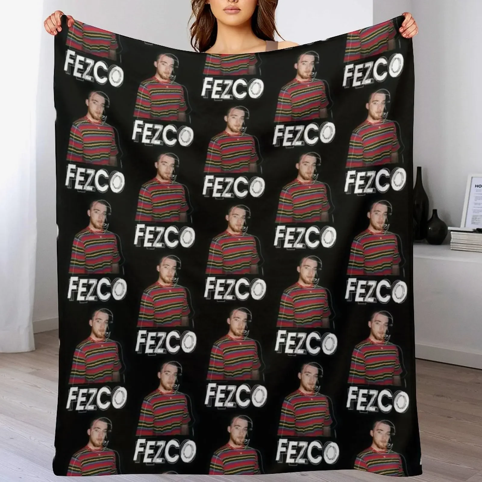 

FEZCO Throw Blanket Soft Warm Blanket Gift for Grandparents