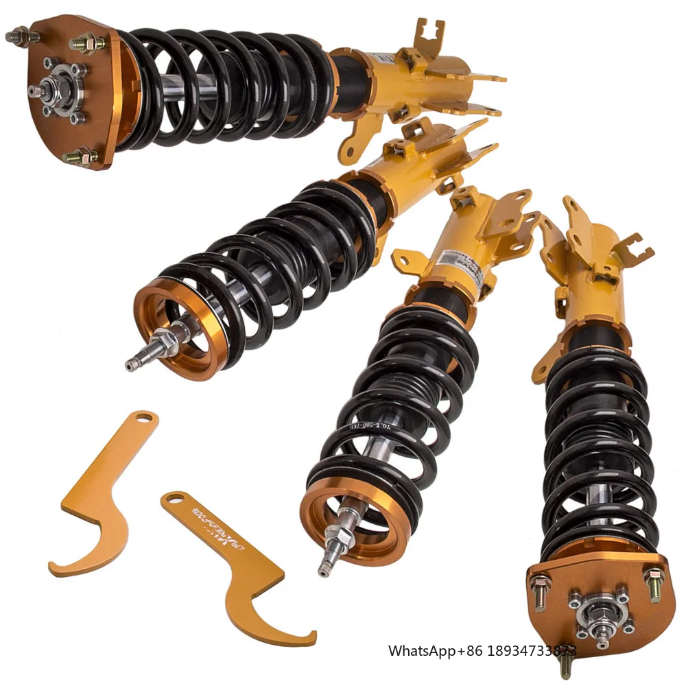 Coilovers Shock Absorber Kit for Hyundai Tiburon GS Coupe 2-Door 2005-2008 Adj. Damper