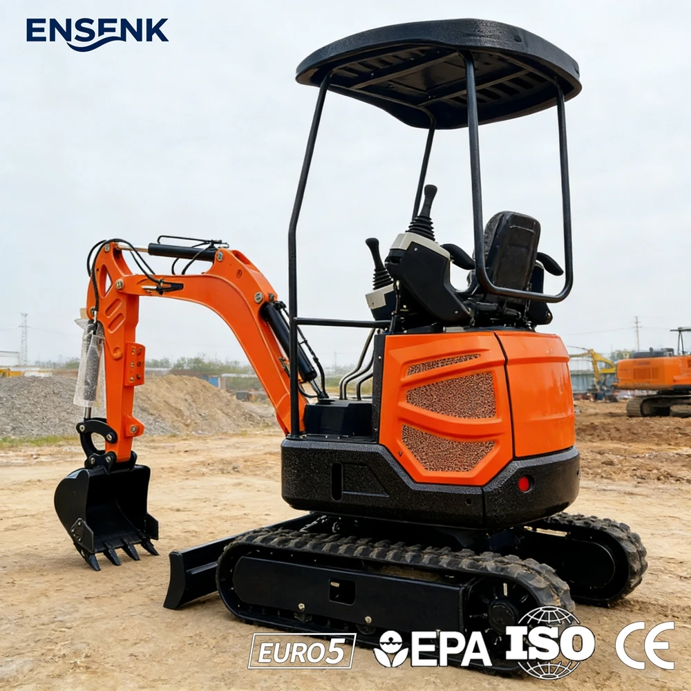 

Mini Excavator 1.2Ton 1.8Ton 3.0Ton Construction 0.8Ton Agricultural Diesel CE Europe Manufacturer Direct Sale