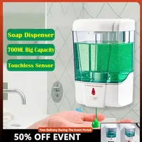Automatic Liquid Soap Dispenser Touchless Sensor Bathroom Smart Soap Machine 700ML Electric LiquidSoap Dispenser Pump Container