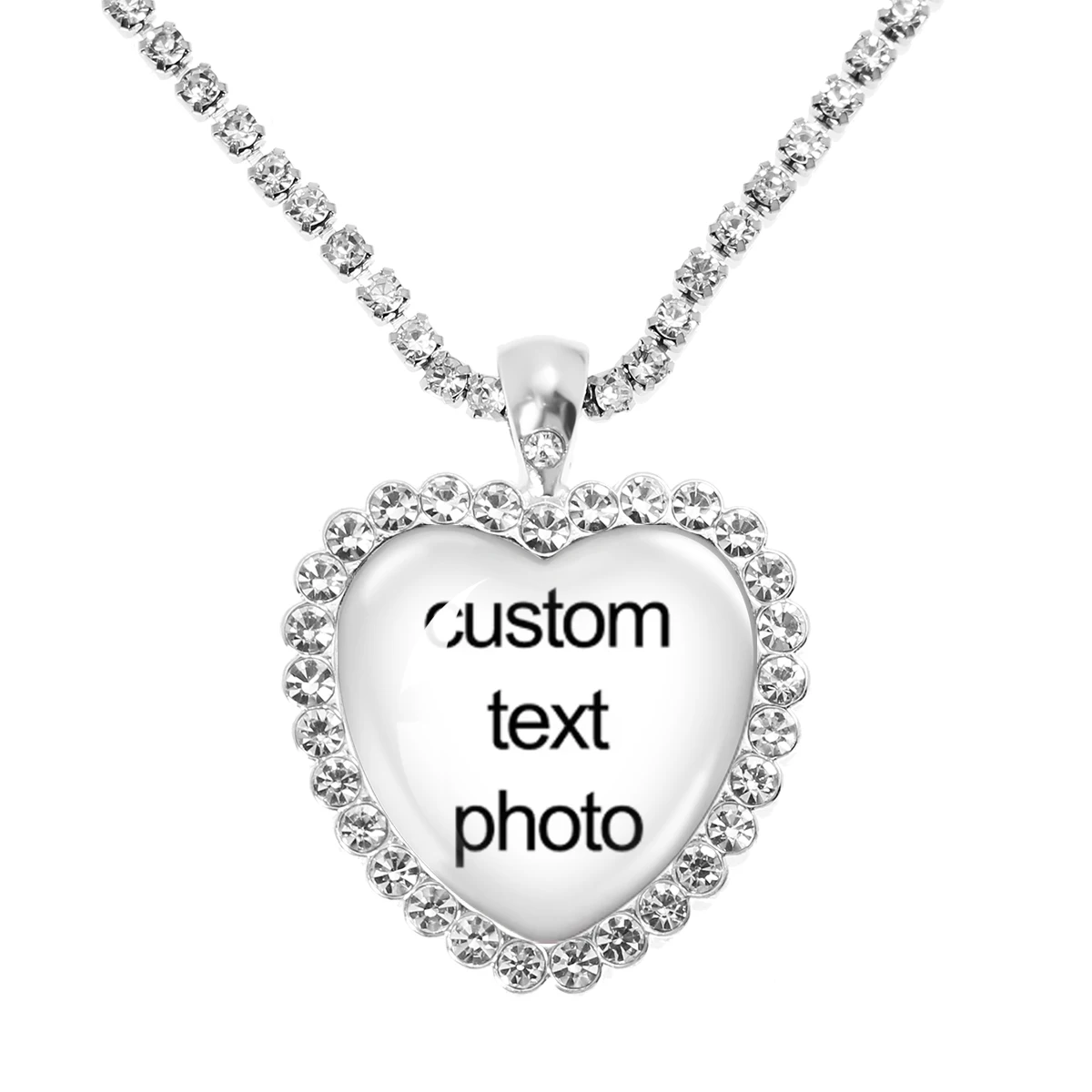 Персонализированные ожерелья для персонализированного кулона на заказ, ожерелье в виде персикового сердца, стеклянные подвески для мамы, папы, ребенка, подарки на заказ, ювелирные изделия