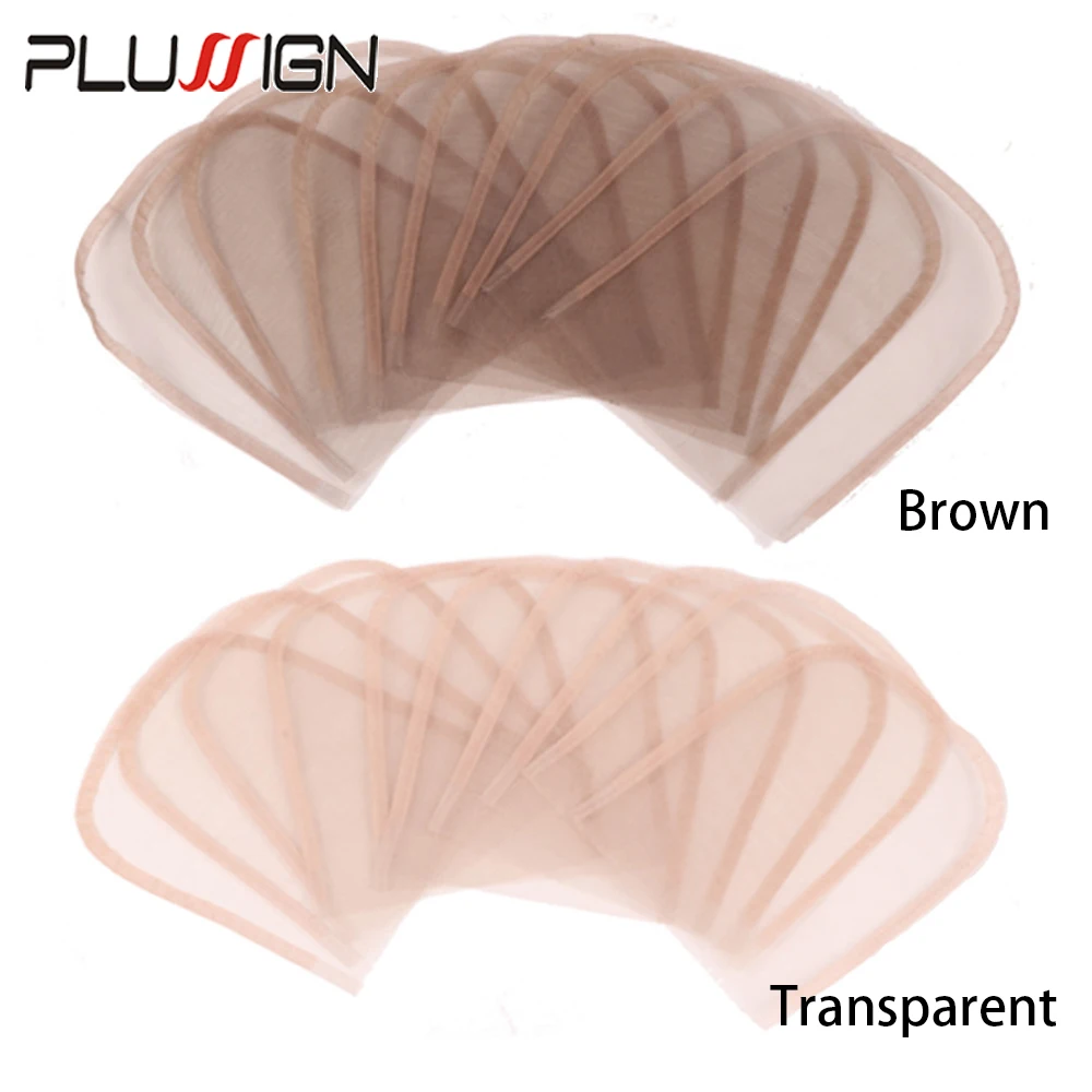 

4X4 13X4 Brown/Transparent Swiss Lace Hair Net Hand Weave/Knit Hairnet Hd Ventilating Hair Net For Making Frontal Closure Wigs