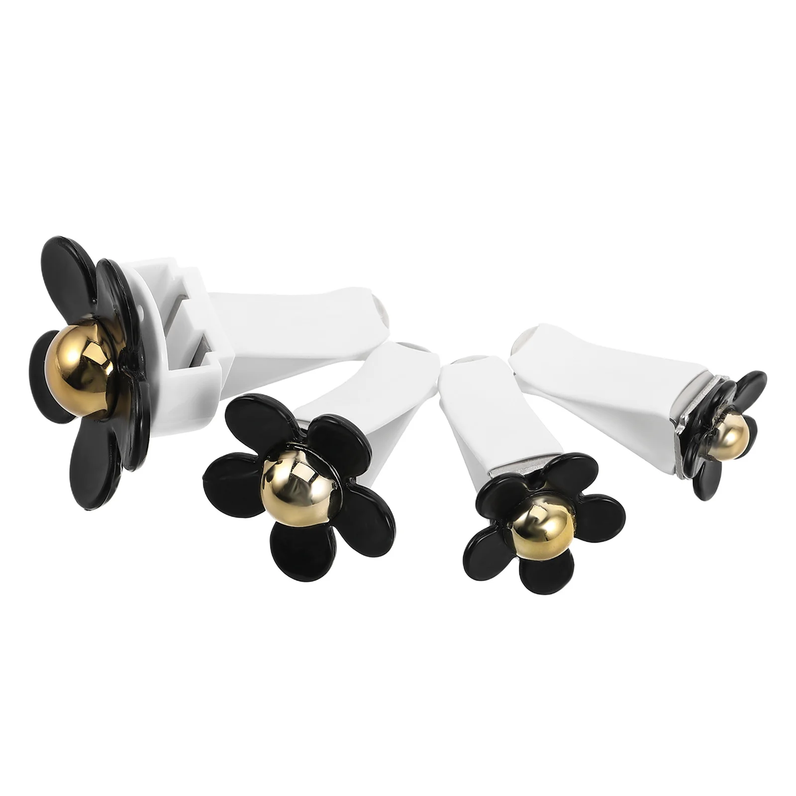 

4Pcs Adorable Daisy Air Vent Clips Car Perfume Freshener Scent Diffuser Adjustable Design Vehicle Interior Decor