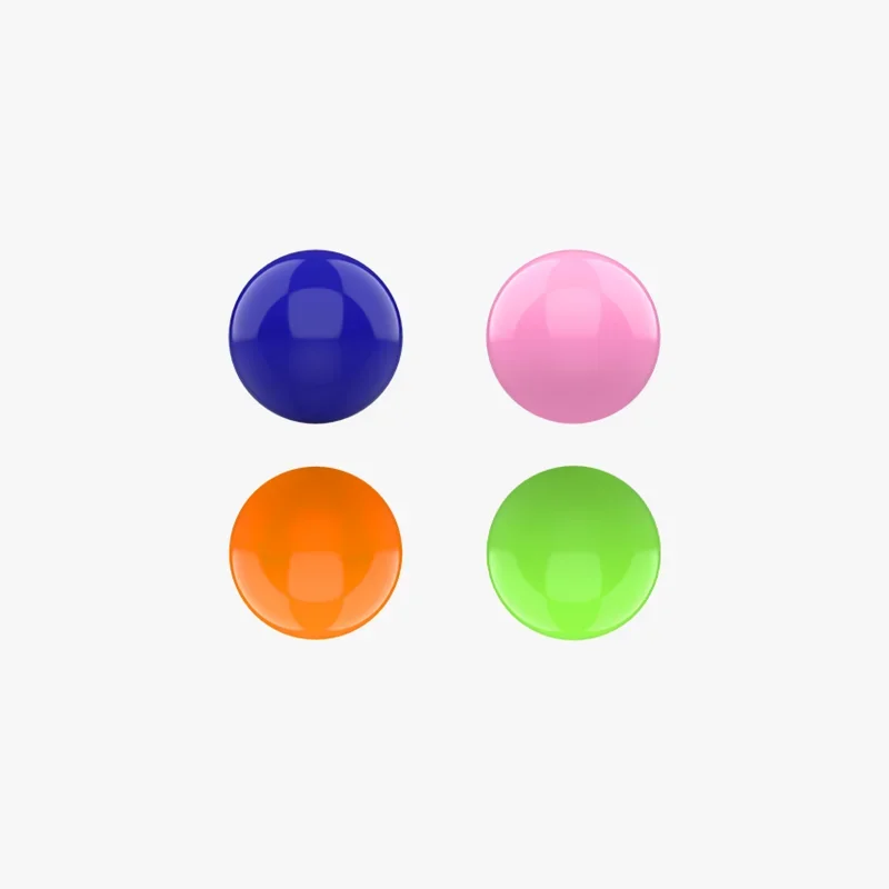 Plastic Ball 10PCs zb001 for bamboo lab purple/pink/blue/green/person 2 balls of each color child toy gifts 3D printer parts