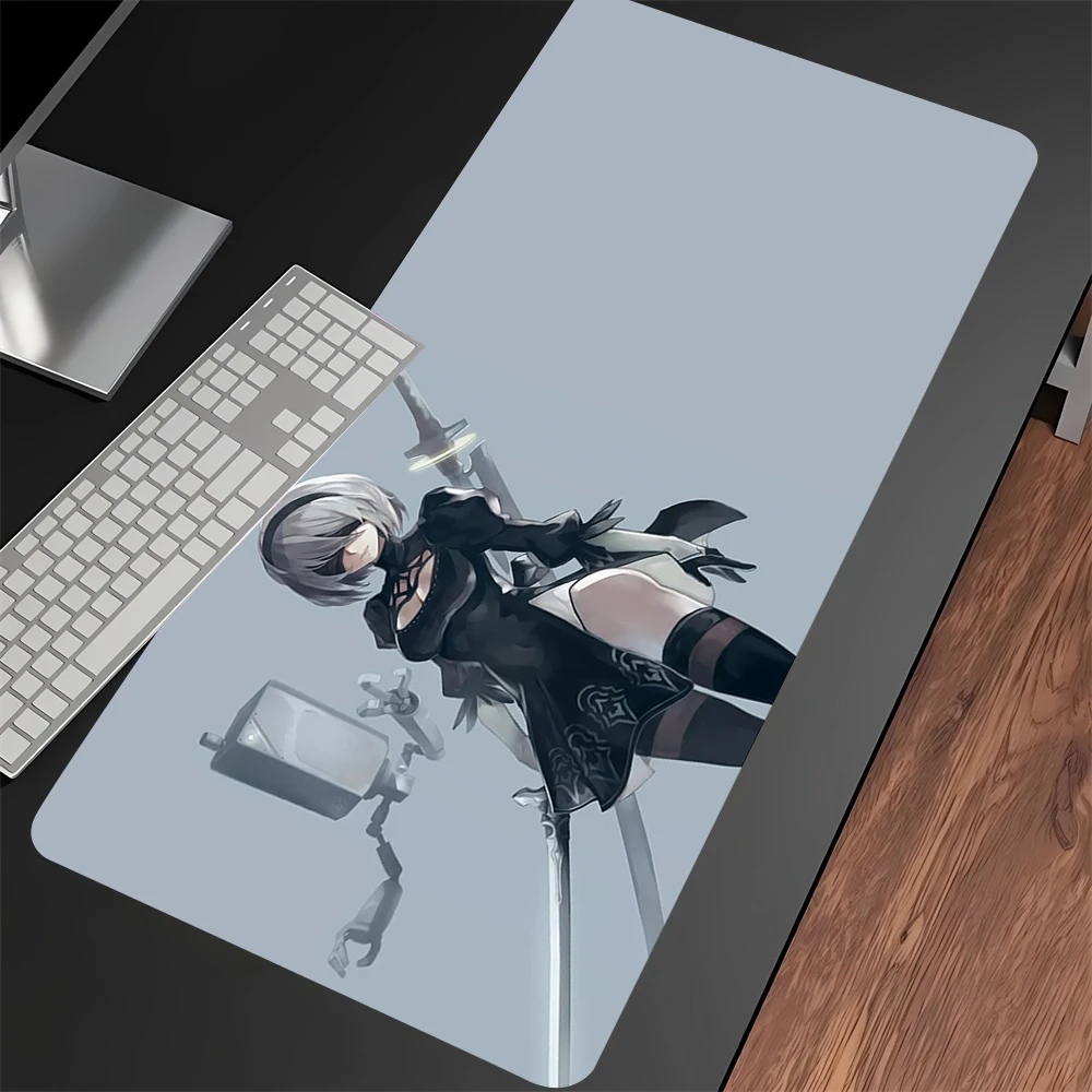 Anime NieR Automata 2B Mouse Pad,Large Gaming Desktop Desk Mat for Gamer