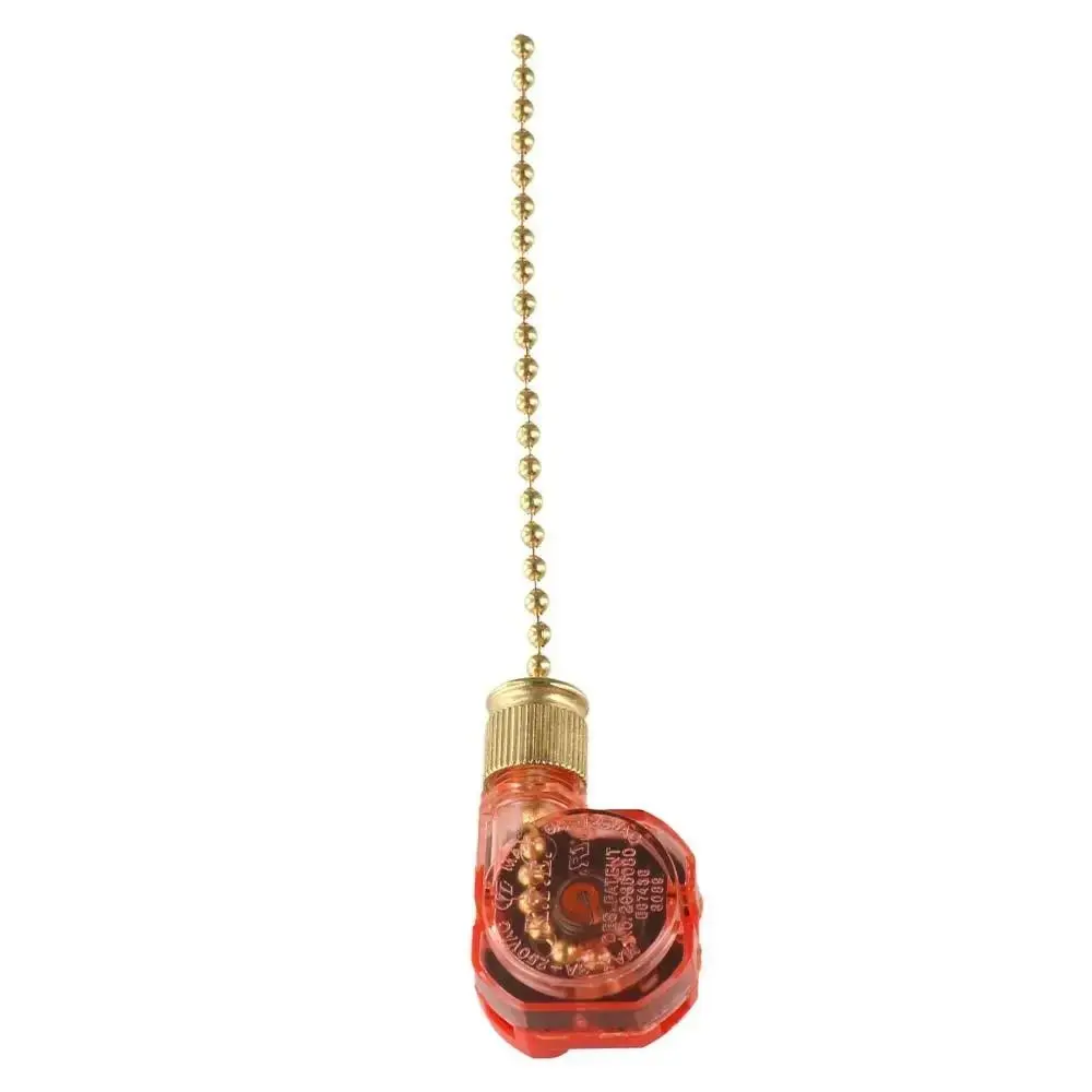 3 Speed Control Ceiling Fan Switch 8cm Chain Smooth Surface Fan Switch Comfortable Easy Installation Ceiling Fan Pull Chain