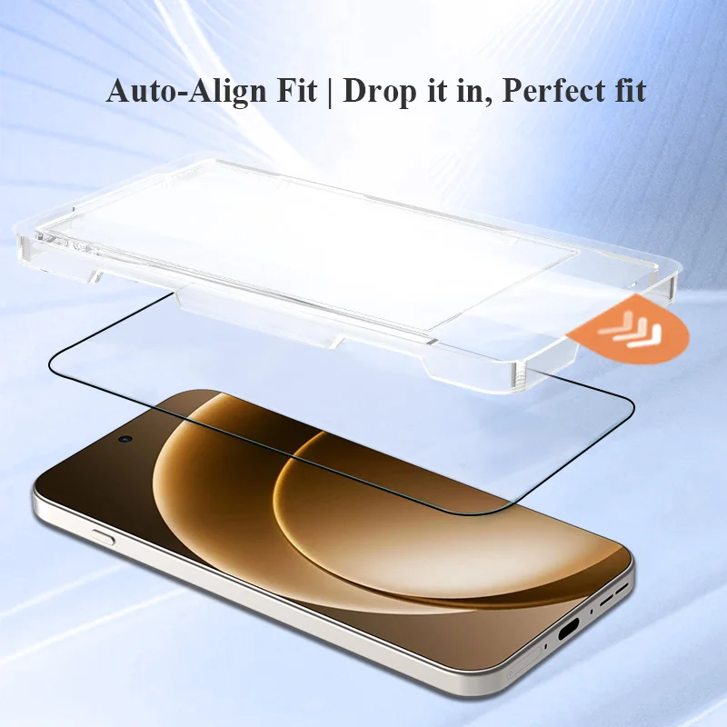 LeReach Screen Protector for OnePlus 15/15R/Ace 6/Ace 6T HD Transparent Tempered Glass Film 1+15 with Dust-Free Positioning Box