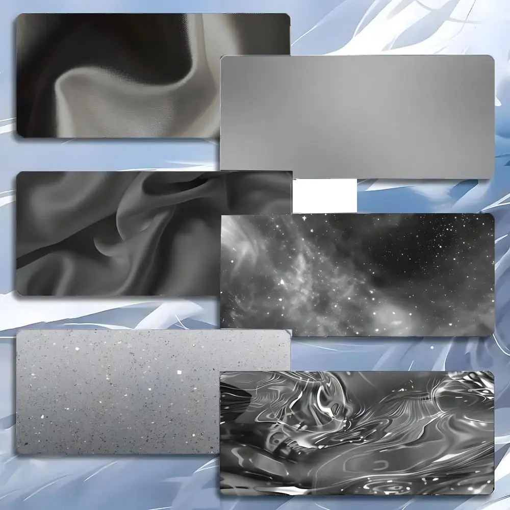 

Cool Gunmetal Gray-s Mouse Pad Mousepad Large Gaming LockEdge Thickened PC Table Desk Mat