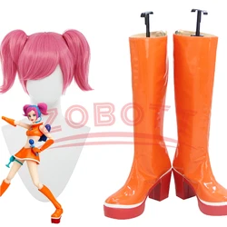 Anime Space Channel 5-Ulalas Cosmic Attack figma Cosplay Shoes Boots Game Anime Halloween Christmas Cosplay Costume Wigs shoe