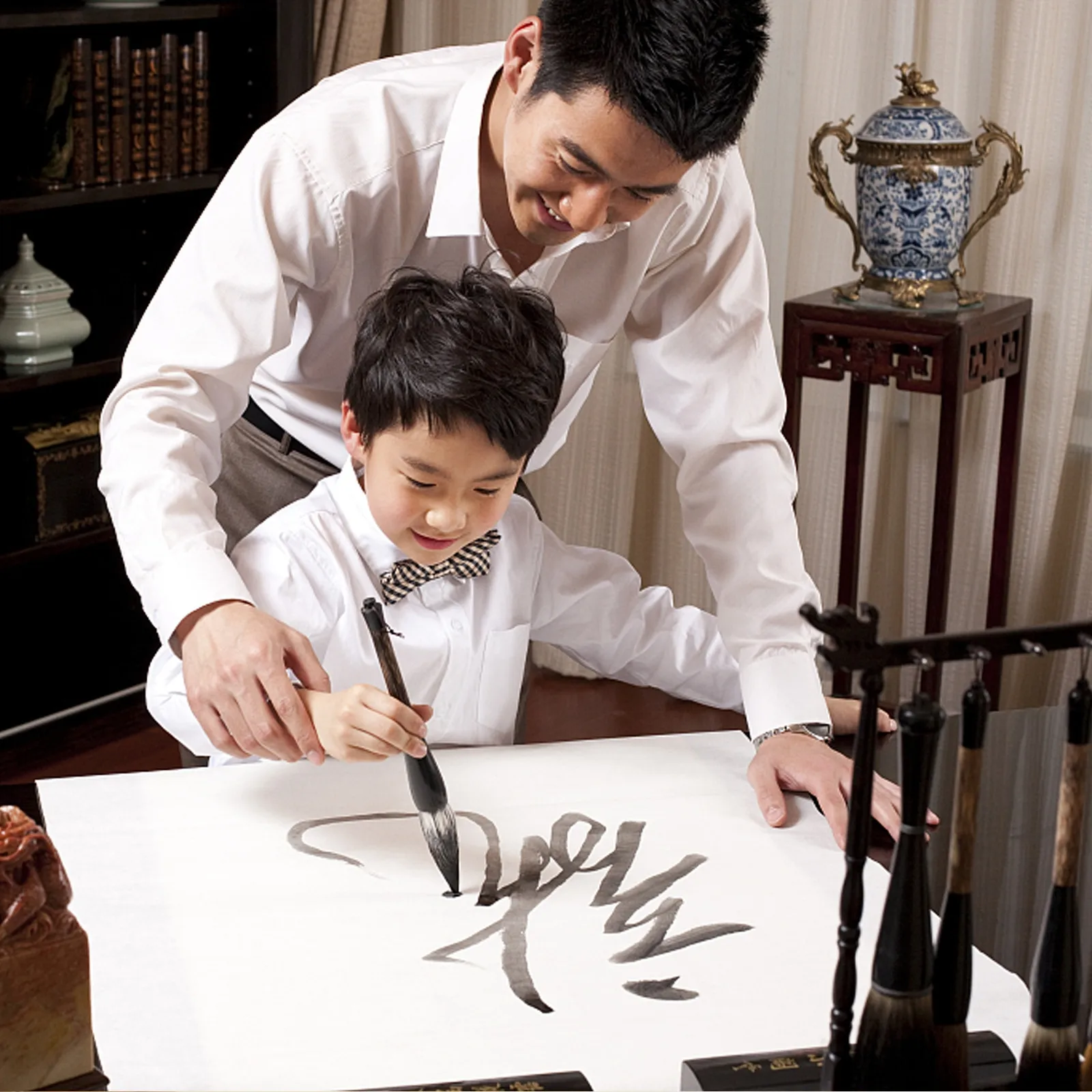 sketch-paper-roll-white-46x2500cm-thin-tough-bright-smooth-strong-water-absorption-for-calligraphy-painting-drawing-art