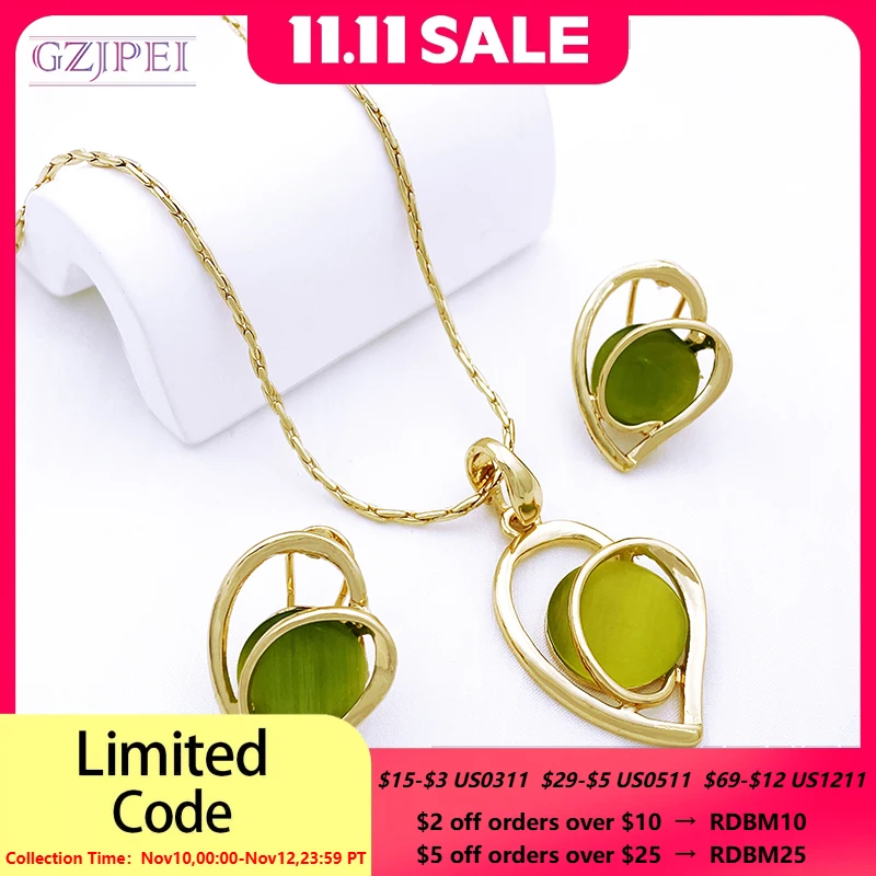 

Новое женское ожерелье, серьги и подвеска в виде капли воды, трендовая бижутерия для свадебного подарка