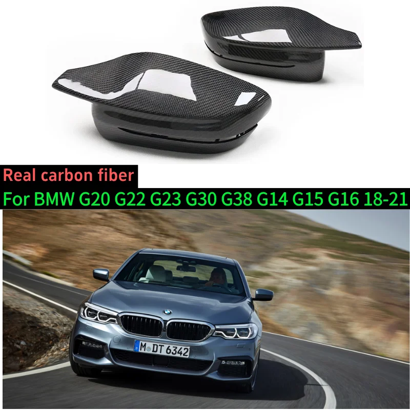 Per BMW G20 G22 G23 G30 G38 G11 G12 G14 G15 G16 Sostituzione specchietto laterale in vera fibra di carbonio, resistente alla corrosione